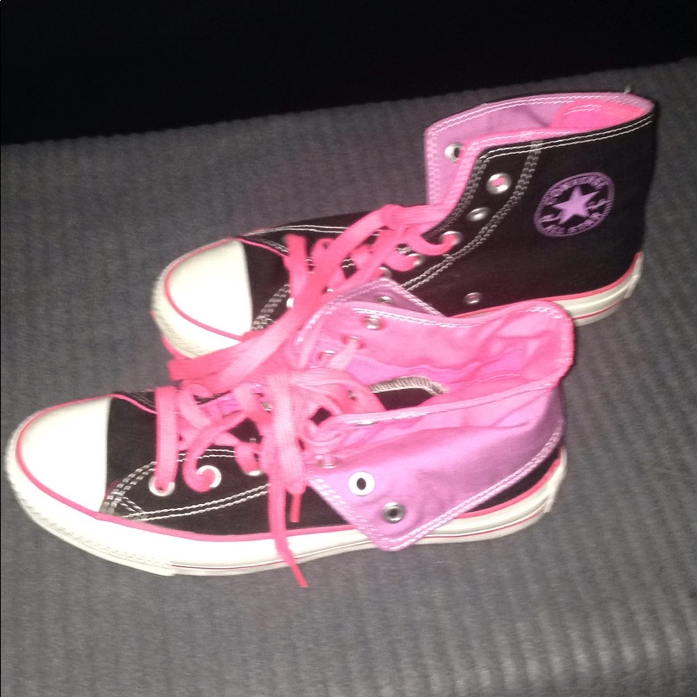 All star high top, or flip down, like new